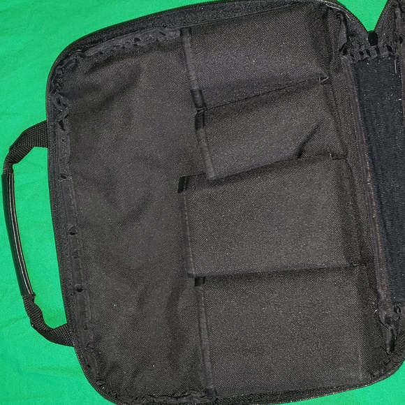 Test-Um Inc. Canvas Technician Zip-up Bag Black 12" x 10" - Picture 6 of 9